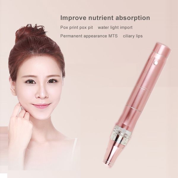 

1pc electric derma pen stamp auto micro needle microneedle roller beauty apparatus anti aging reduce wrinkles scar skin therapy wand