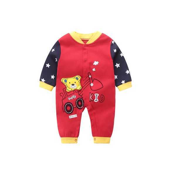 

boys baby siamese romper clothing spring summer baby climbing clothes casual cotton jumpsuit, Blue