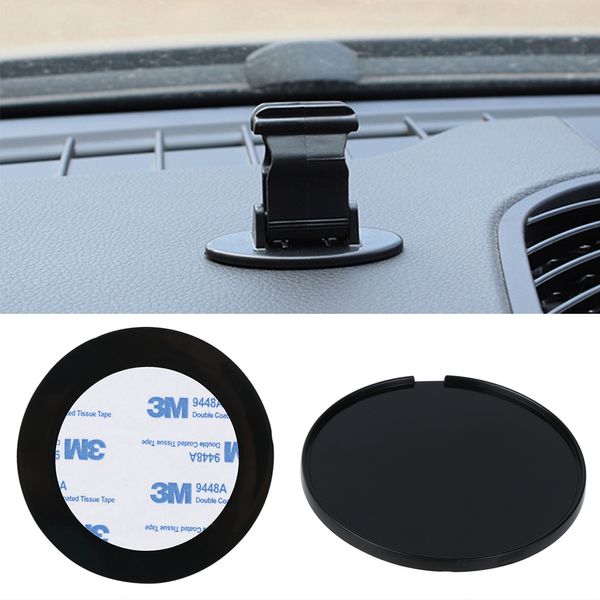 

1pc black car dash dashboard adhesive sticky suction cup mount disc disk pad auto interior tools accessories 80mm