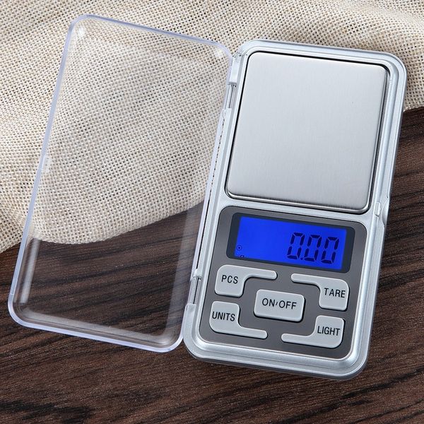 Mini bolso Scale 200g eletrônico 0,01 g jóias com diamantes Escala Escala de Equilíbrio de Display LCD com wcw600 pacote de varejo