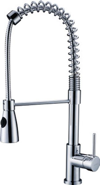 

chrome кухонный кран двойной распылитель сосуд раковина смесителя на бортике одно отверстие fauce