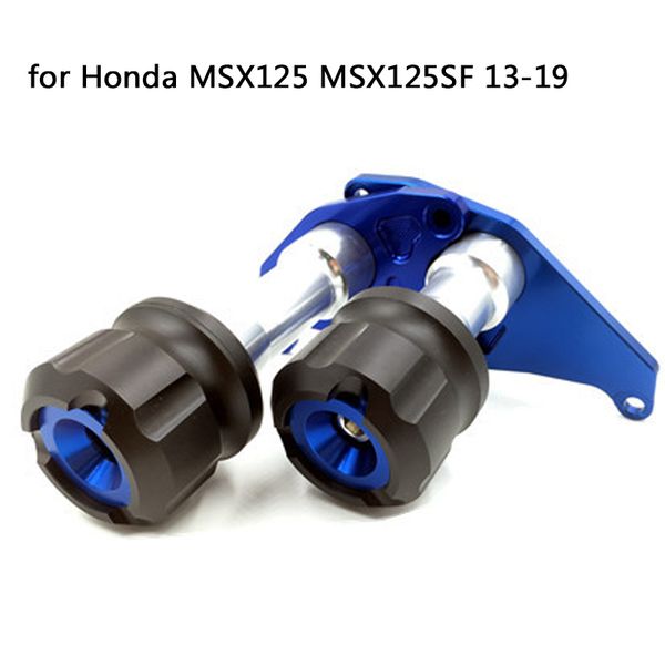 

motorcycle aluminum engine protection anti-fall bar body protection crash pads frame sliders for msx125 msx125sf 13-19