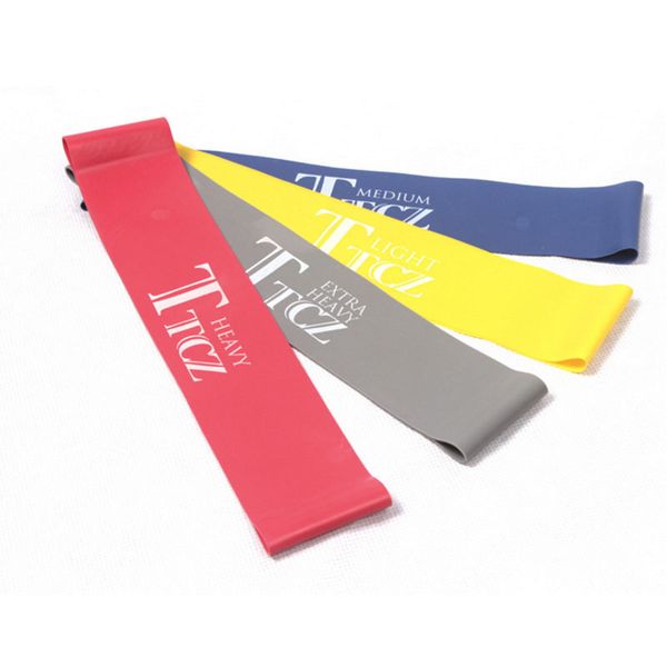 

lose weight tension resistance band exercise elastic band workout rubber loop fit strength pilates fitness equipment training