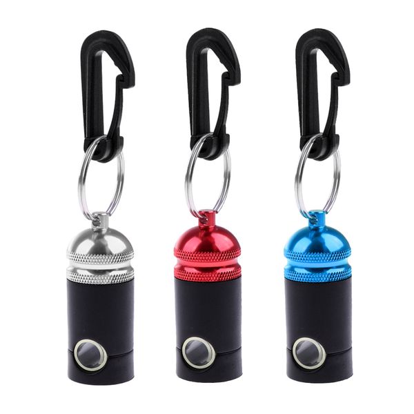 

3pack anti-rust aluminum scuba diving regulator ocs hose holder w/ clip