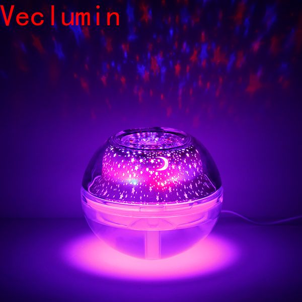 

creative led crystal night light projection humidifier essential oil diffuser aroma lamp usb air freshener fogger