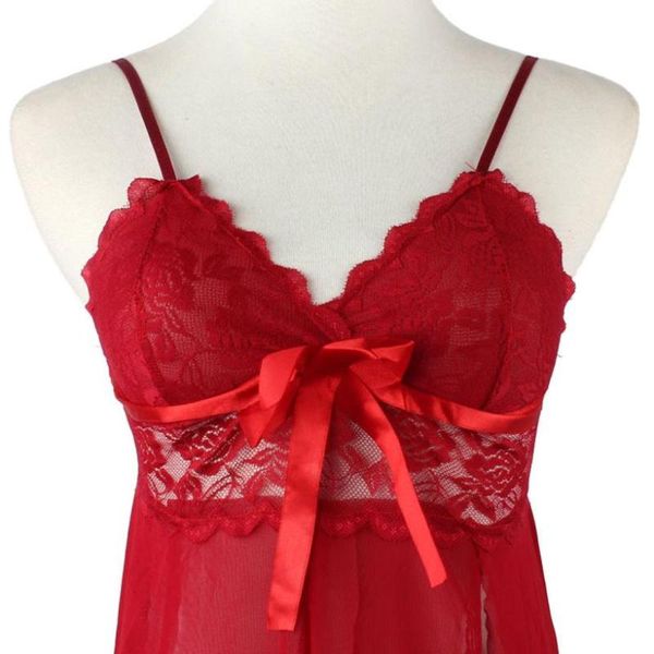 

нижнее белье jaycosin горячие сексуальное нижнее белье женское babydoll пижамы платья шнурка g-шнура ночное sexy dropshipped май 2 #, Black;red