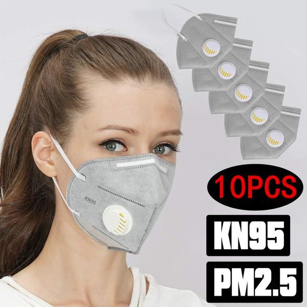 

g dhl folding ffp2 n95 mask with breathing valve face protective dustproof kn95 masks with ffp2 self-priming filter seller