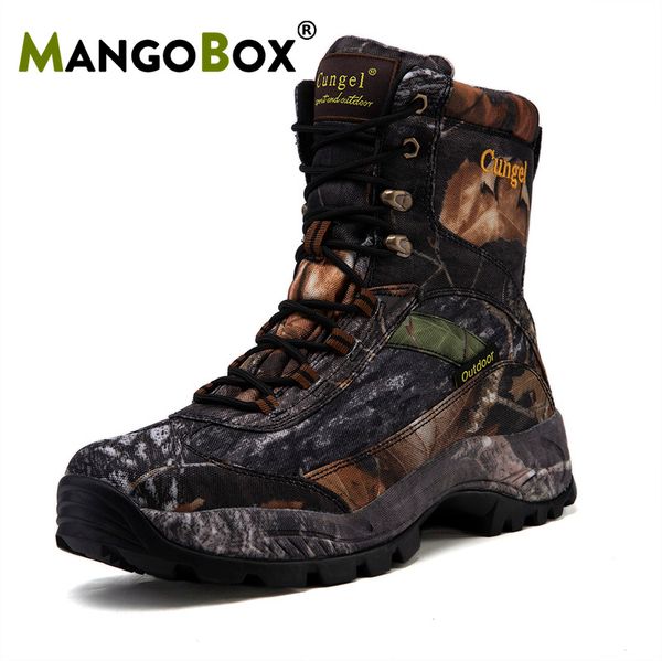 

outdoor tactical sport shoes men's waterproof hiking shoes male winter hunting boots mountain men army boot 40-46