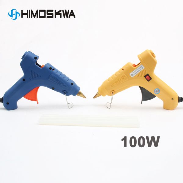 

110-240 100w медный рот электрический hot melt glue gun длительный срок службы бытовой мини ручной клеевой пистолет
