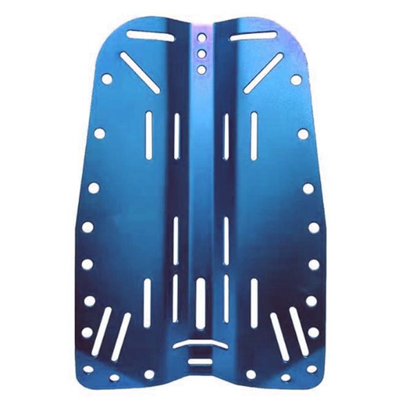 

aluminium scuba diving technique backplate diver bcd plate,blue