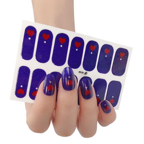 

nail stickers waterproof environmental nail stickers cute cartoon nail stickers suitable for pregnant women, lovely and good-looking, Black