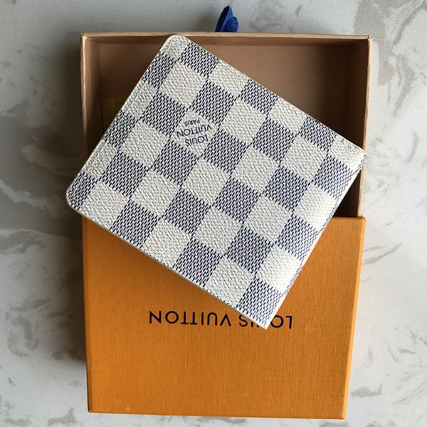 

2020 горячие бумажник высокое качество плед шаблон женщины кошелек мужчины pures высокого класса дизайнеров бумажник без коробки, Golden;silver