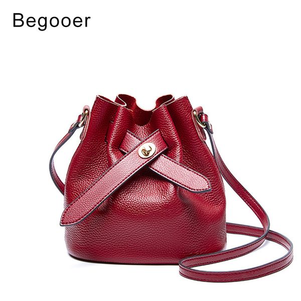 

100% genuine leather women handbag small bucket female crossbody messenger bag korean style bag for girls shoulder bags