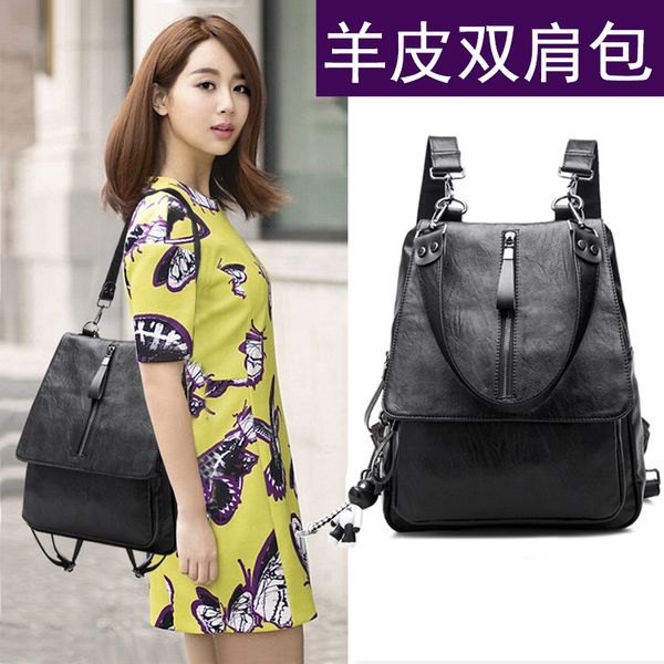 

2019 new women's bags ladies shoulder bags fashion women's messenger simple pure waterproof ladies handbags