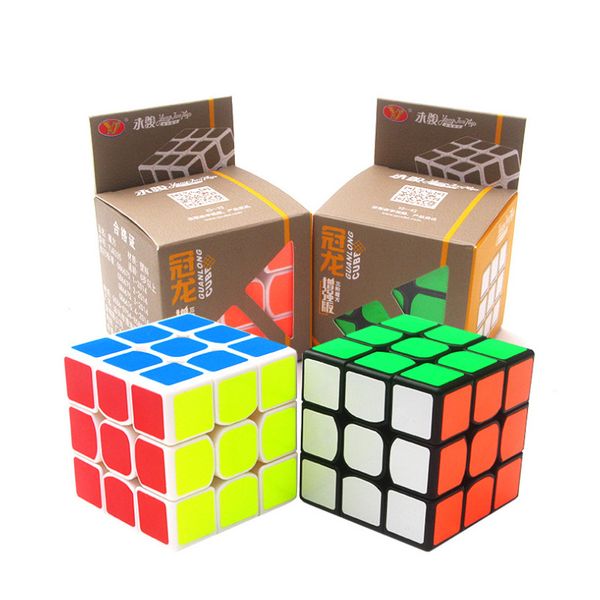 

Magic Cube Профессиональная головоломка Speed ​​Cube Twist Toys 2 цвета 3x3 Классическая головоломка Magic Toys для взрослых и детей Развивающие игрушки