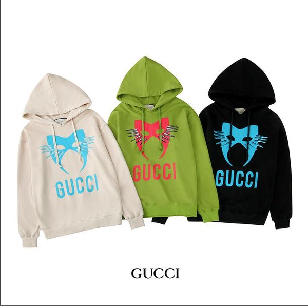 

2019cucci new men's designer men's sweater fashion long sleeve printing breathable summer casual long sleeve pullover thin, White;black