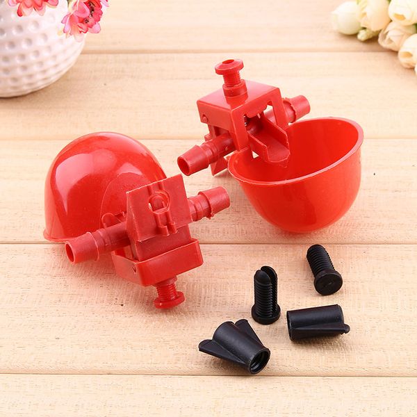 

2/5pcs chicken waterer hens quail birds drinking bowls water for chicken coop chick nipple drinkers poultry farm animal supplies
