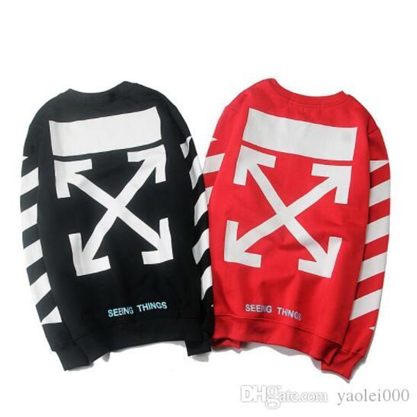 

Europe and the united tate loo e hip hop treet fa hion brand long leeved t hirt round neck tripe plu velvet weater men and women