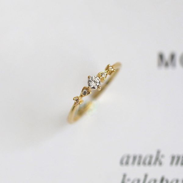 

yi te new style korean-style simple s925 fine silver fancy gang drill ring retro hand jewelry simple versatile adjustable access