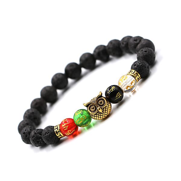 

8 мм лавовй камен 7 акѬа ова бѬале вђлканиекий камен иѬное мало дђи, Black