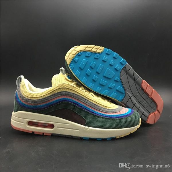 

est sean wotherspoon x 1/97 vf sw hybrid man running shoes corduroy rainbow authentic sneakers sports come with box us 5.5-12