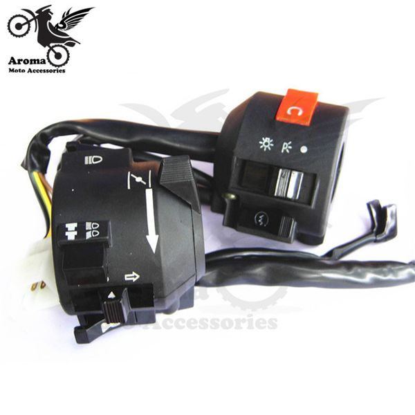 

brand motorcycle switches motorbike handle switch motocross atv off-road moto connector dirt pit bike multiple button scooter
