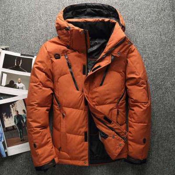 

2020 90% white duck down jacket men coat snow parkas male warm brand clothing winter down jacket outerwear, Black