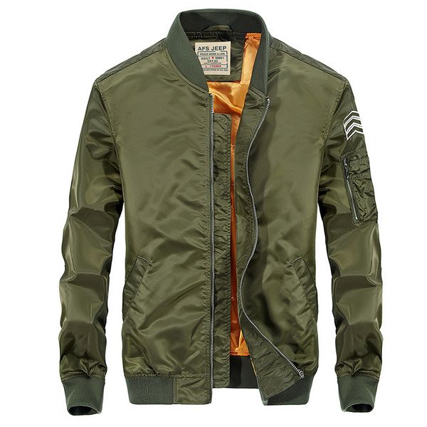 

casual bomber jackets mens windbreaker coats brand spring regular three colors plus large size 3xl men's clothing solid coats, Black;brown