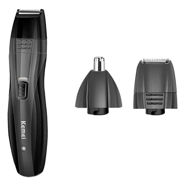 

kemei km-6635 3 in 1 rechargeable nose beard trimmer ear sideburns hair trimmer hair clipper professional barber shaving machi