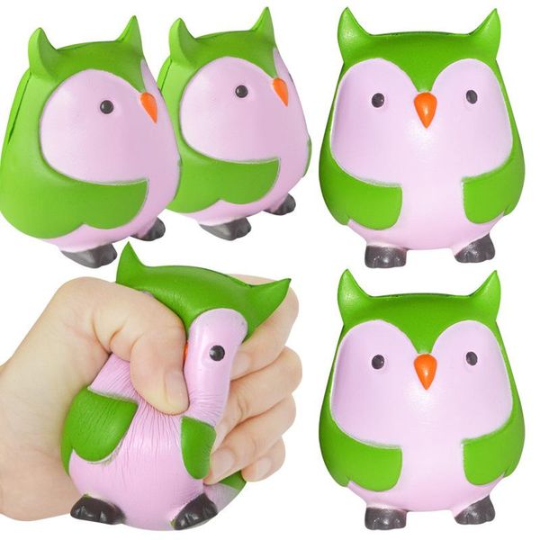 

8*8cm squishy cartoon animal squishies toys kawaii penguin slow rising jumbo squeeze phone charms stress reliever kids gift