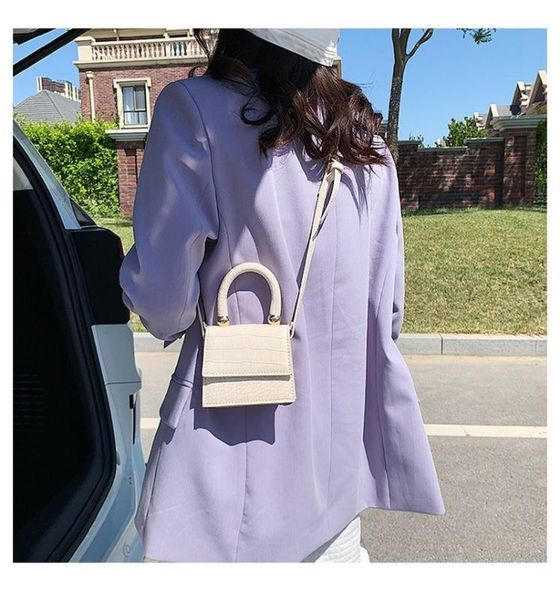 

2020 new women's crossbody bag fashion wild mini solid color ladies saddle bag