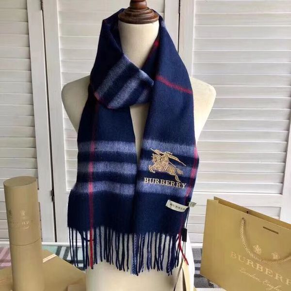 

the new 2019 scarf for women's winter cashmere thermal scarf is a versatile and simple student korean dual purpose shawl, Blue;gray