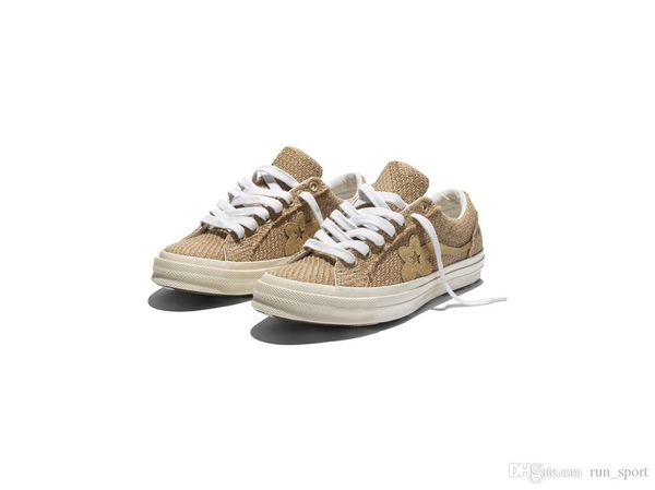 

the creator golf le fleur one star ox burlap suede crimson sunflower skate shoes fashion ttc wang emerald chuck 70 35-44