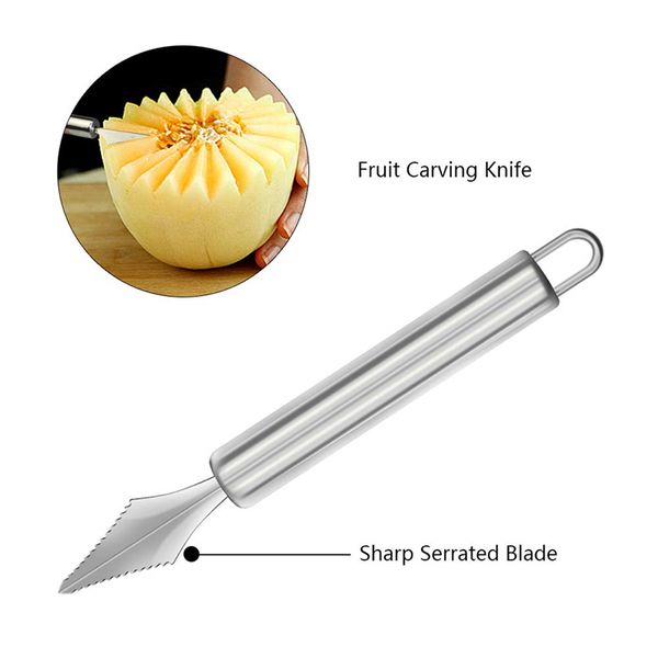 

кухня фрукты carving набор инструментов melon ложка нож формы яблоко cutter арбуз baller citrus овощечистка инструменты кухни