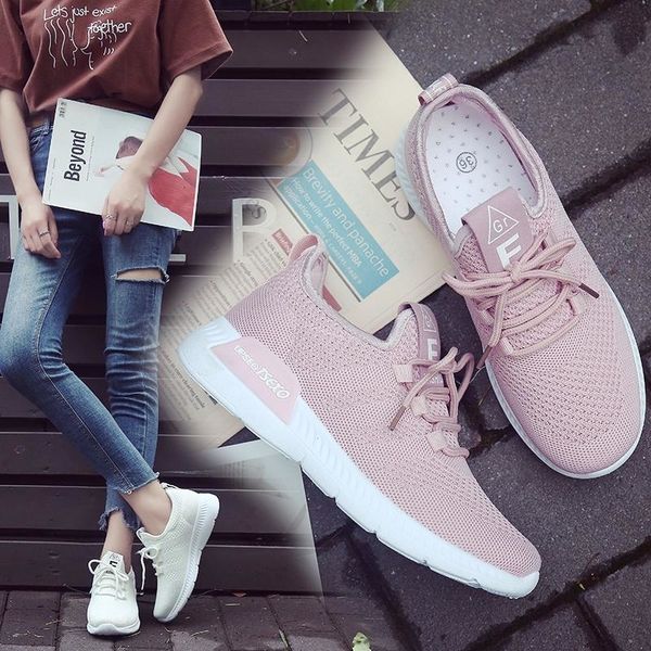 

женщины повседневная обувь мода tenis feminino light дышащая сетка flat кроссовки женская обувь женщина ladies женский walking