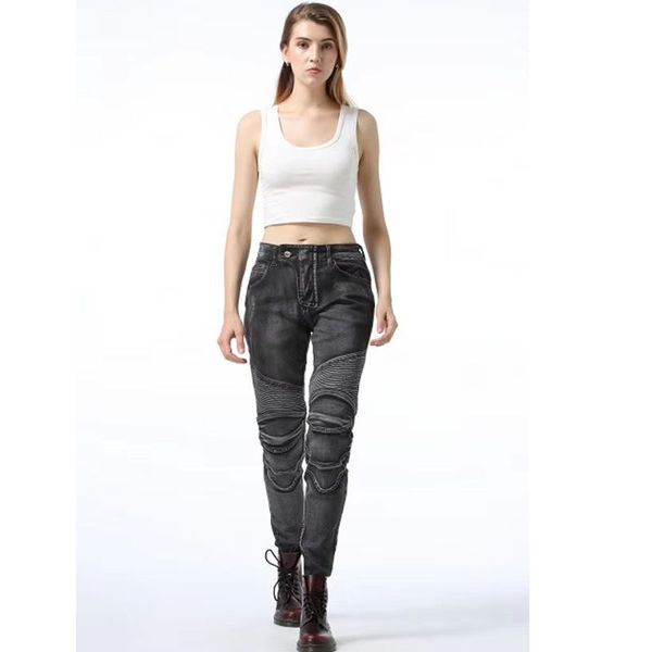 

women's vintage motorcycle jeans pantalones motocicleta hombre feather jeans standard edition car ride pants motorcycle women