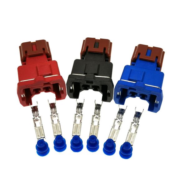 2 Pin PB185-02326 conector sensor de detonação do sexo feminino para a Nissan, Cefiro, preto, vermelho, cor azul escolher