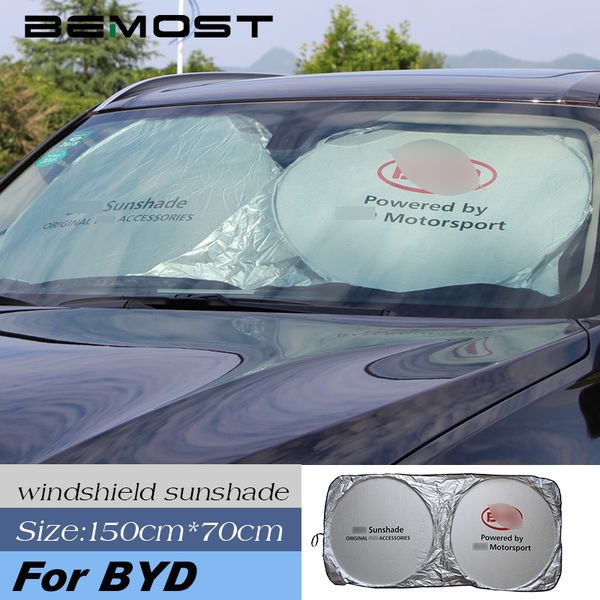 

bemost auto accessorie styling car windscreen sunshade front window sun shade windshield visor cover for byd f0 f3 f3r f6 k2