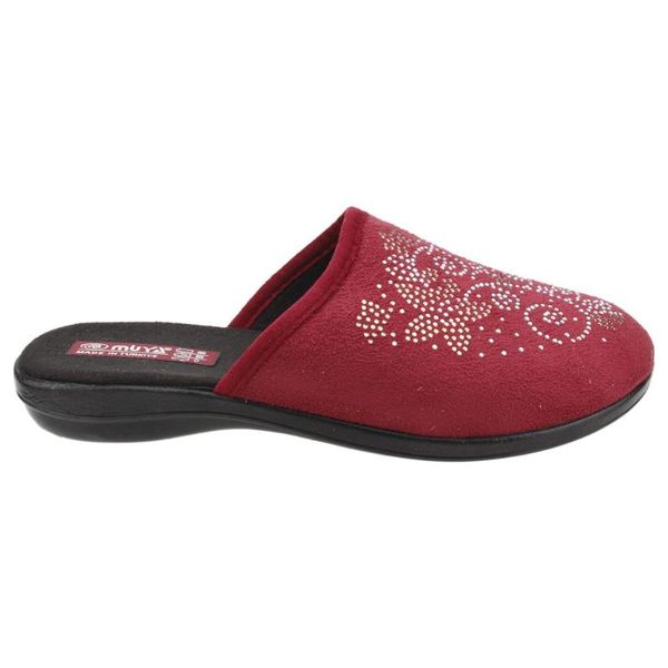 

muya 97561-3370 winter house intra- women slippers burgundy muya, Black