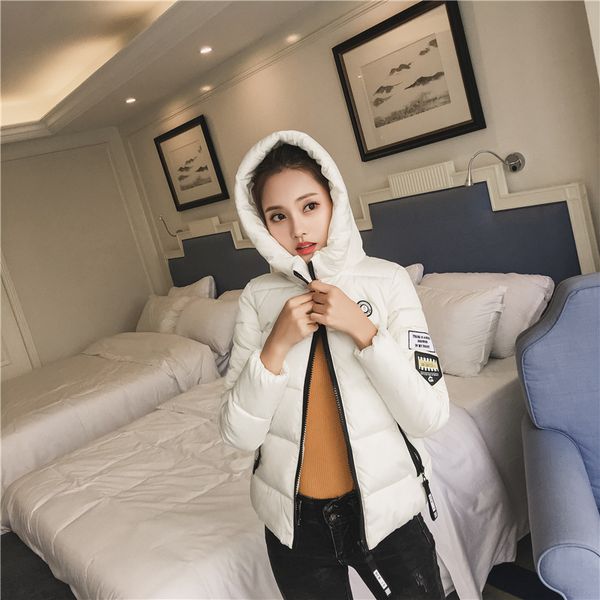 

18 fall and winter clothes cotton-padded clothes korean-style loose-fit students bf down coat down jacket cotton-padded, Blue;black