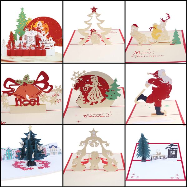 

20 # подробности о 3d up card рождественское поздравление подарок ребенку праздник с новым 2019 новое прибытие горячая распродажа