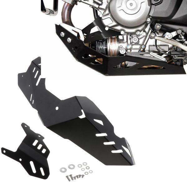 

motorcycle skid plate compatible for suzuki v-strom 650 17-19 dirt bike, black