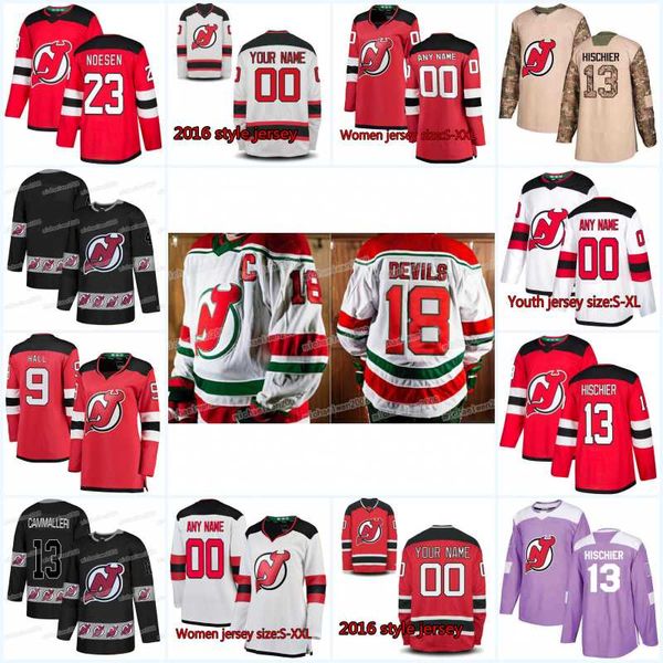 

Men New Jersey Devils Jersey 9 Taylor Hall 21 Kyle Palmieri 44 Miles Wood 29 Mackenzie Blackwood 35 Cory Schneider Hockey Jerseys