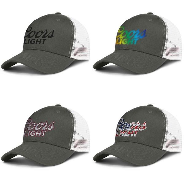 Coors Light Logo Mens Womens Wool Trucker Cap Adjustable Snapback Dad Hat