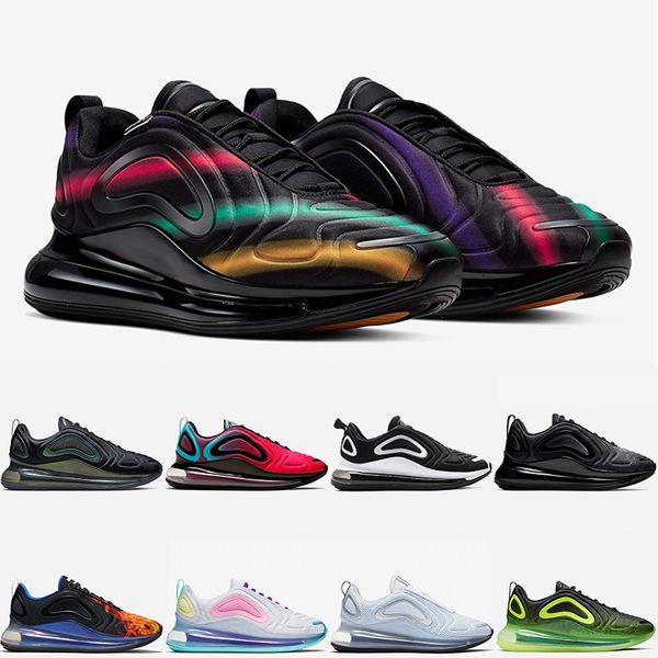 

оптовые 720 мужчин женщин кроссовки северное сияние ночной multicolor затмение volt be true 720 дизайнер chaussures тренажеры спортивные кро, White;red