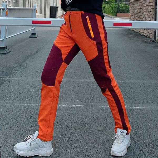 

women winter spring breathable thermal pants waterproof windproof outdoor sport camping hiking pants fleece outdoor, Black;green