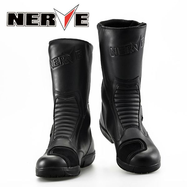 

new nerve bikers motorcycle boots moto racing motocross off-road motorbike shoes black size 39/40/41/42/43/44/45 by ems