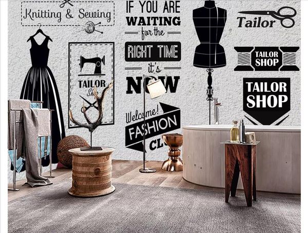 

customized 3d stereo sports gym p wall paper mural vintage brick wall clothing store image wall background decorative papel de parede