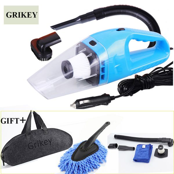 

120w portable car vacuum cleaner 12v/24v strong vacuum cleaner for machine car wet and dry with filter