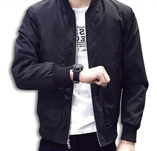 

2019 куртка мужская повседневная бейсбол куртка весна осень мода slim fit мужская куртка тонкие куртки марка повседневная пальто высокое кач, Black;brown